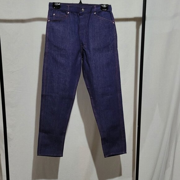 Wagon Trail jeans vintage dark wash Western high rise denim pants cowgirl new - Picture 1 of 10